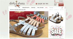 Desktop Screenshot of dinkyshoes.com